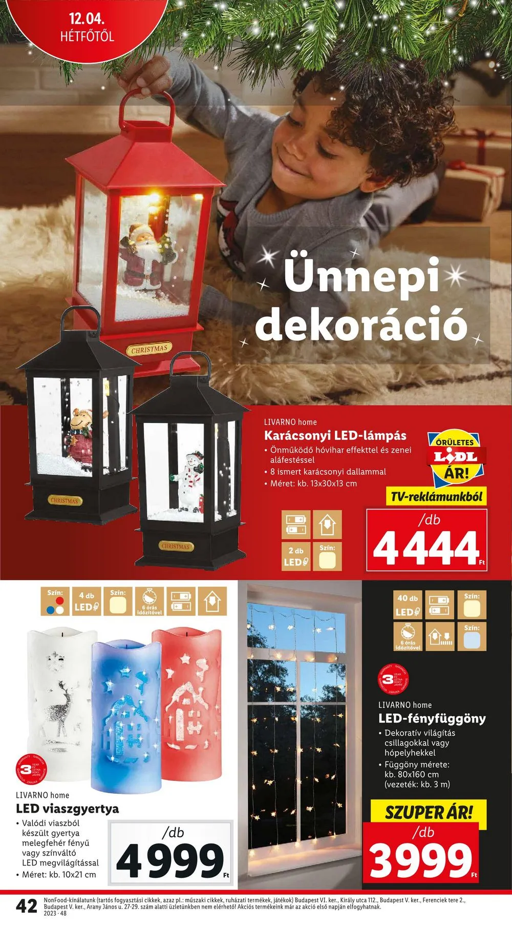 Lidl akciós újság 11.30–12.06 – 42. oldal