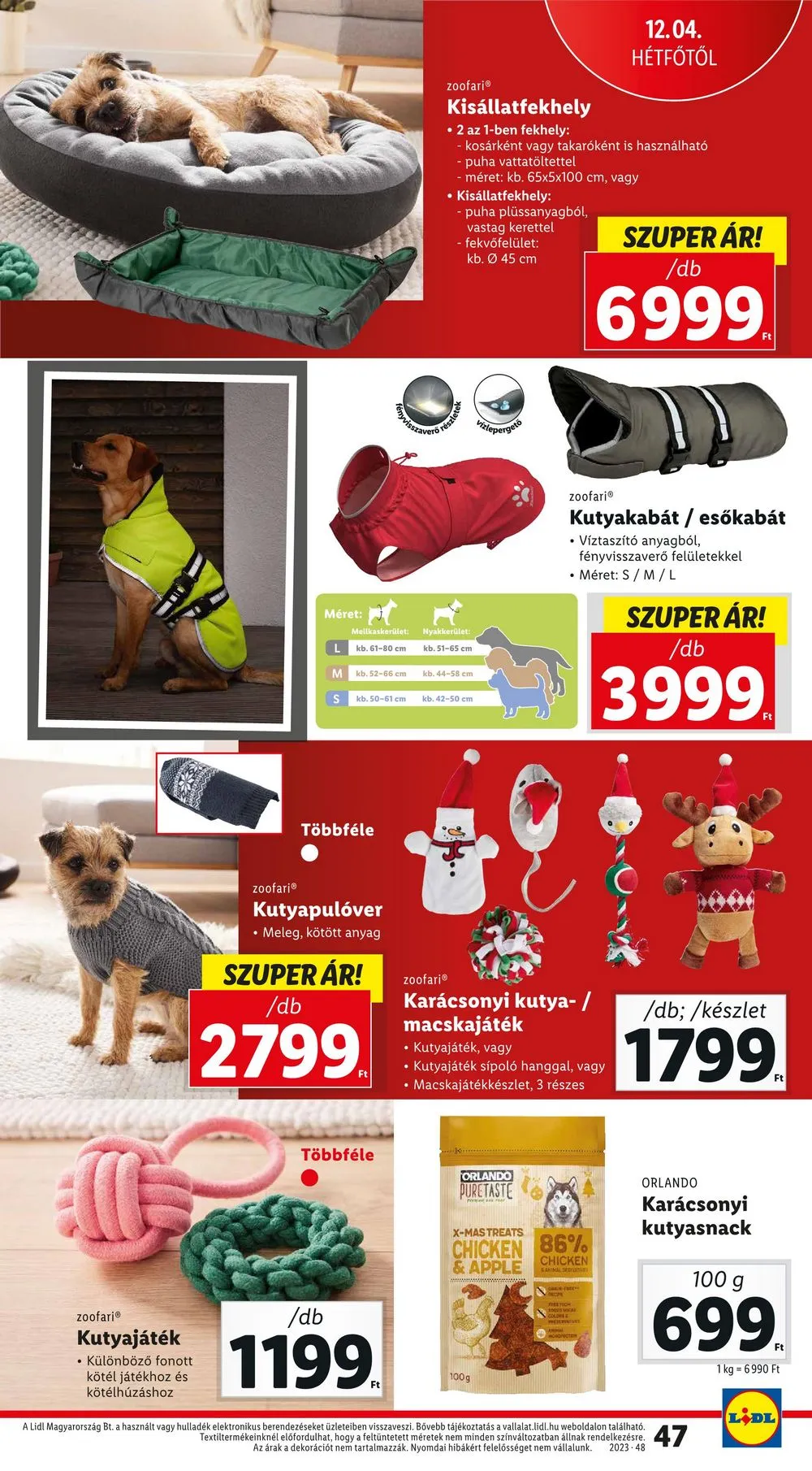 Lidl akciós újság 11.30–12.06 – 47. oldal