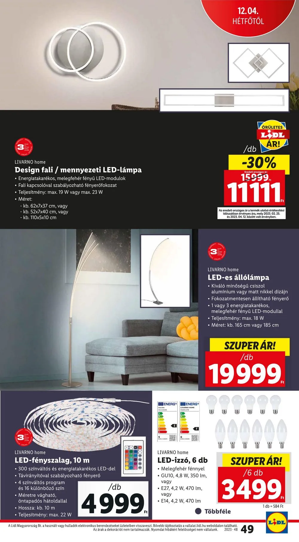 Lidl akciós újság 11.30–12.06 – 49. oldal
