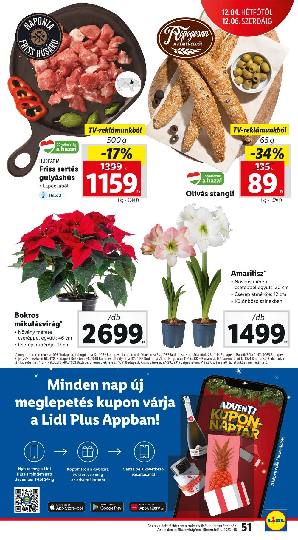 Lidl akciós újság 11.30–12.06 – 51. oldal