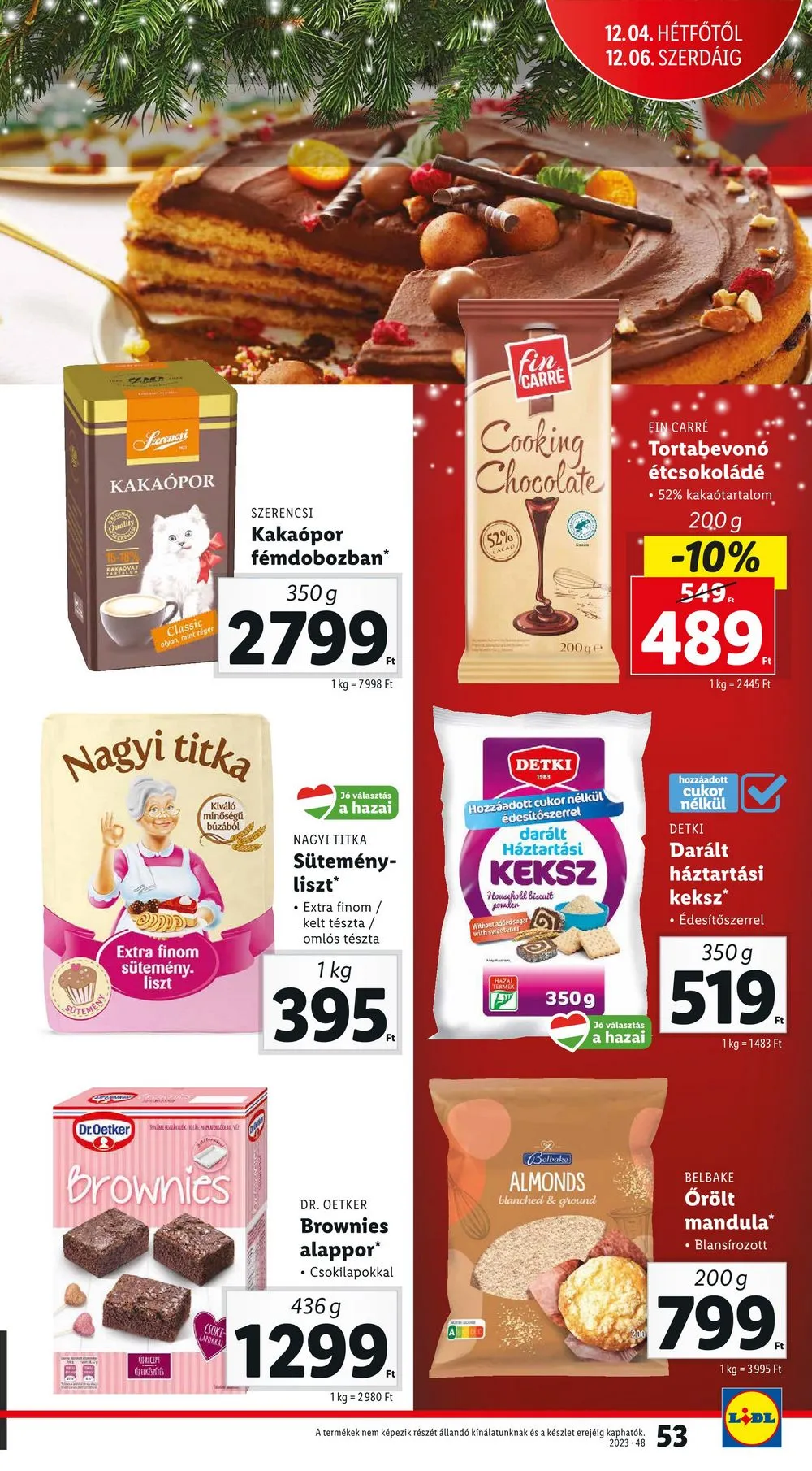 Lidl akciós újság 11.30–12.06 – 53. oldal