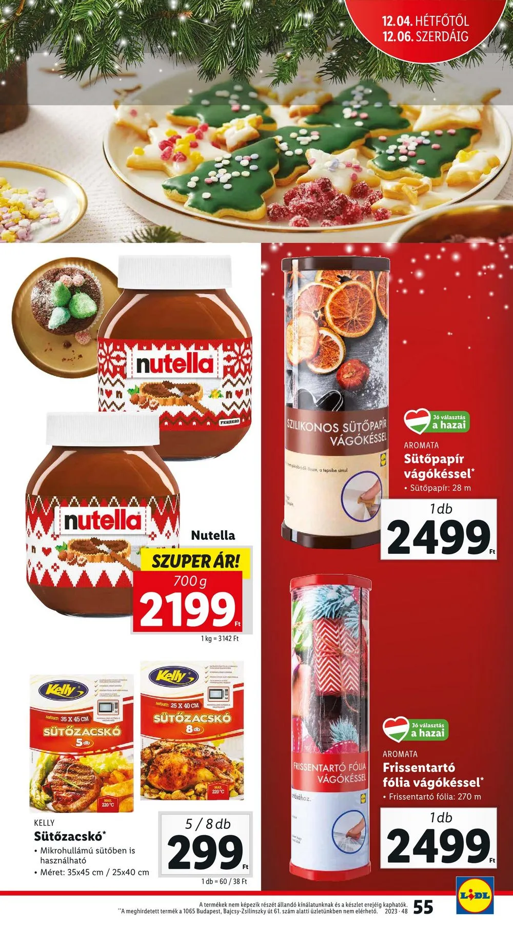 Lidl akciós újság 11.30–12.06 – 55. oldal