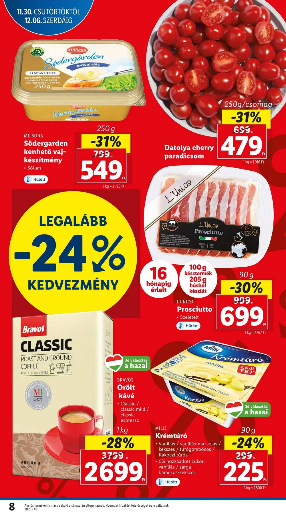Lidl akciós újság 11.30–12.06 – 8. oldal