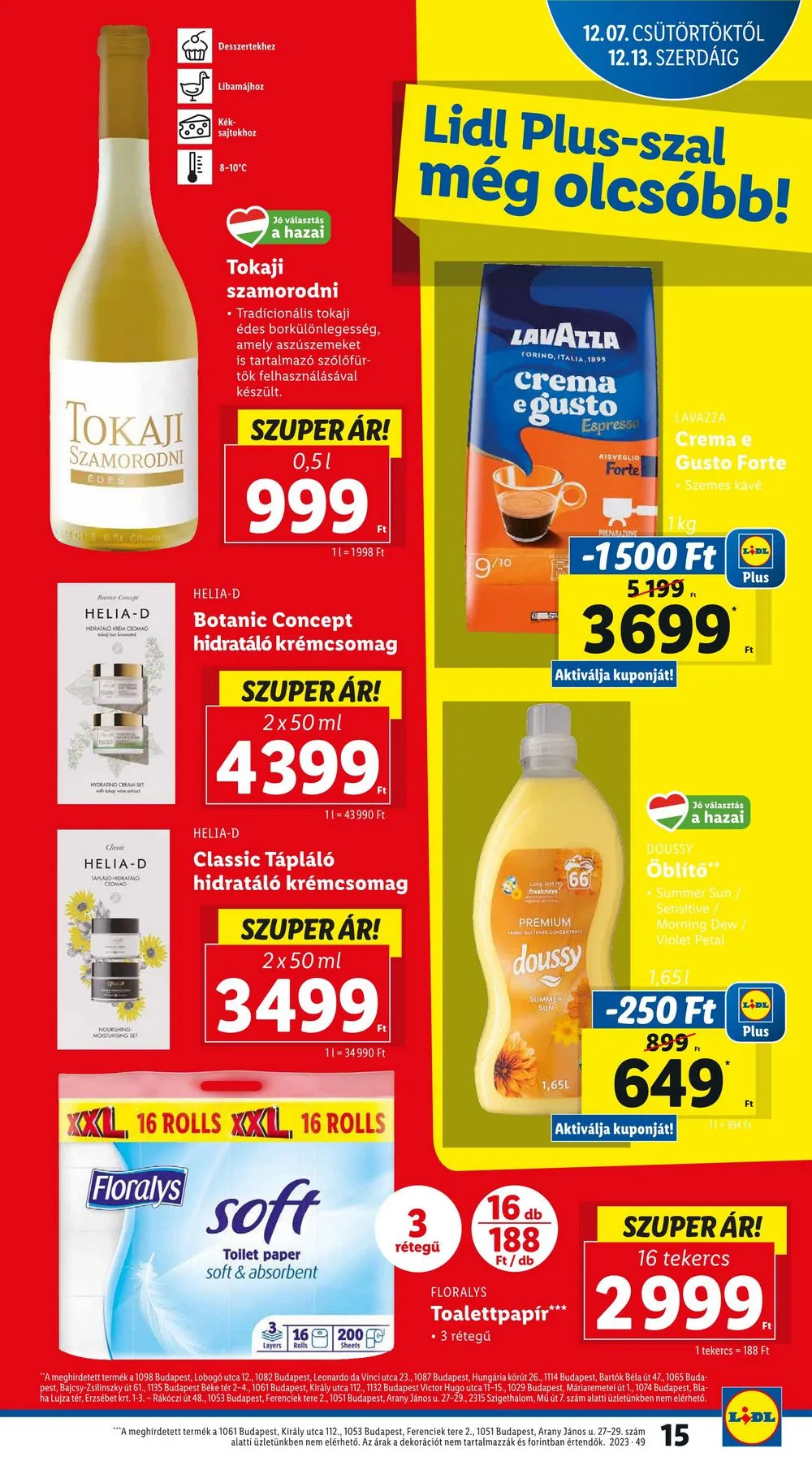 Lidl akciós újság 12.07–12.13 – 15. oldal