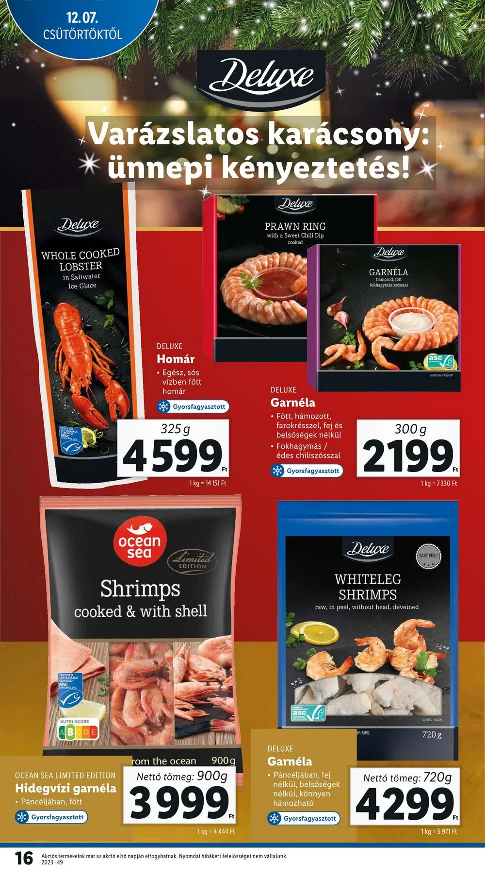 Lidl akciós újság 12.07–12.13 – 16. oldal