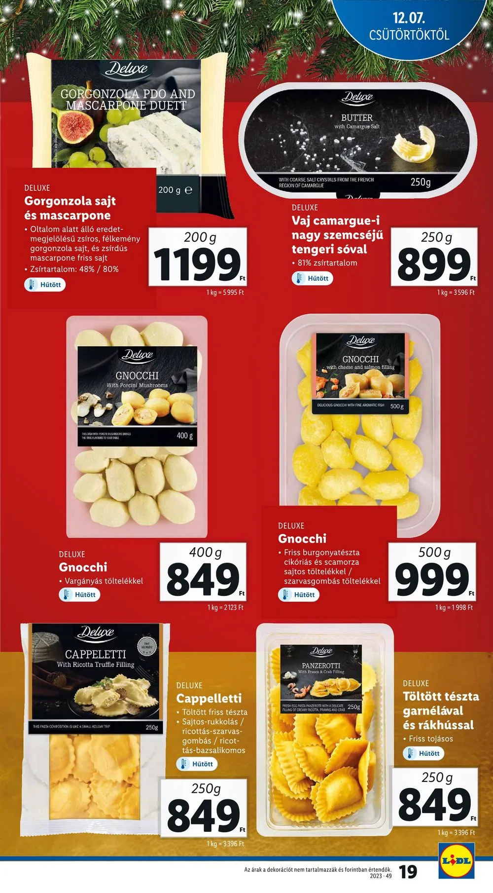 Lidl akciós újság 12.07–12.13 – 19. oldal