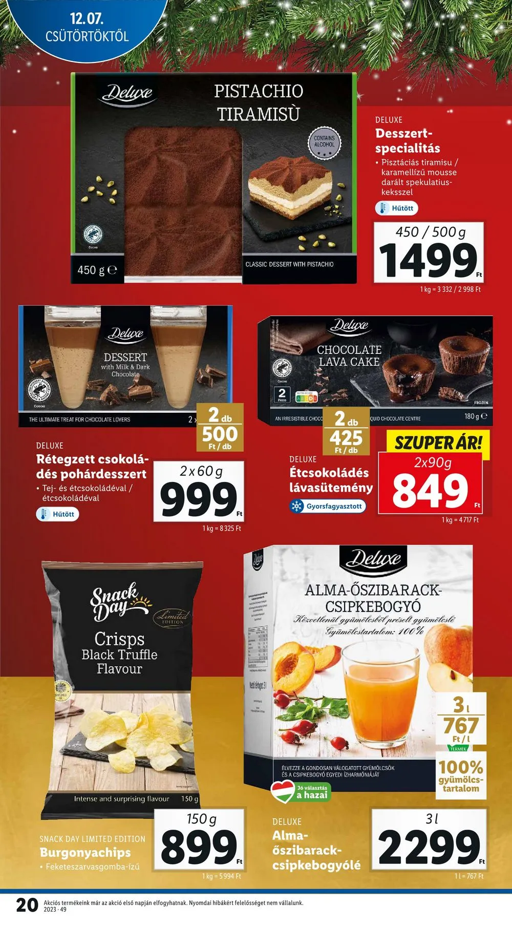 Lidl akciós újság 12.07–12.13 – 20. oldal
