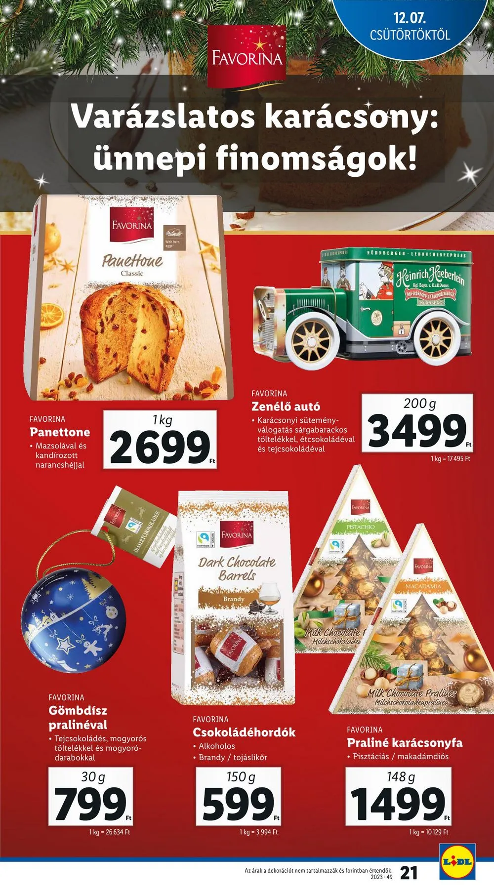 Lidl akciós újság 12.07–12.13 – 21. oldal