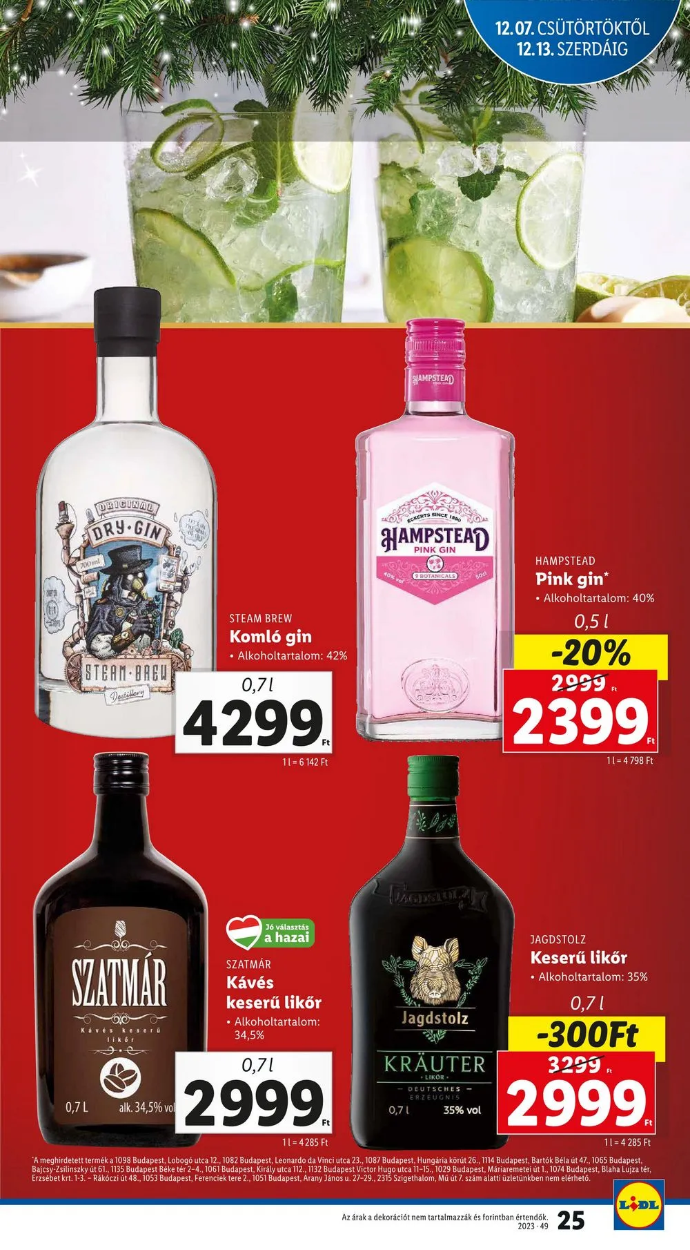 Lidl akciós újság 12.07–12.13 – 25. oldal