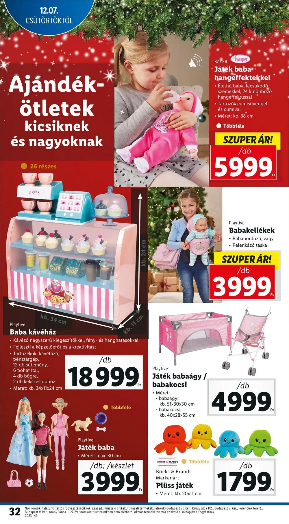 Lidl akciós újság 12.07–12.13 – 32. oldal