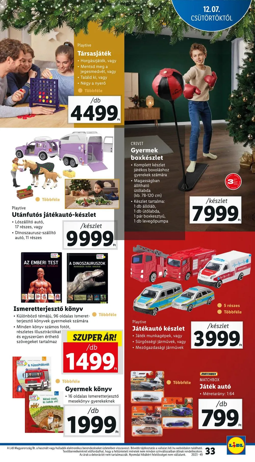Lidl akciós újság 12.07–12.13 – 33. oldal