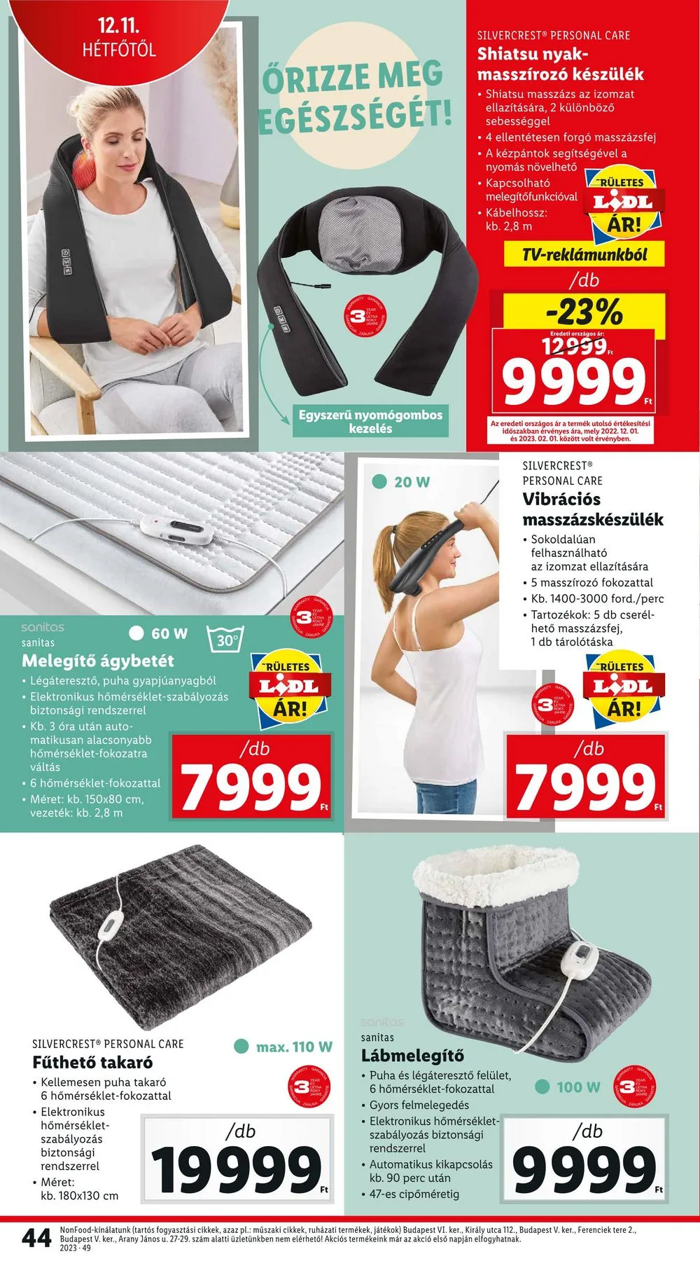 Lidl akciós újság 12.07–12.13 – 44. oldal
