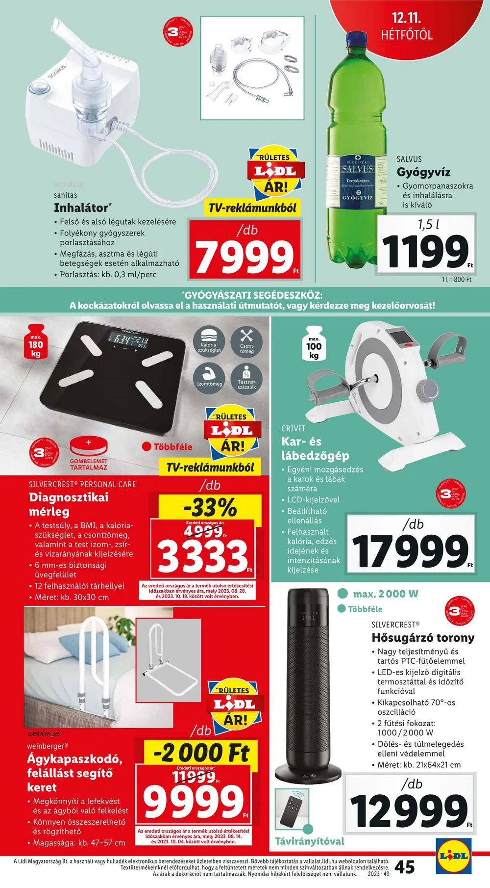 Lidl akciós újság 12.07–12.13 – 45. oldal