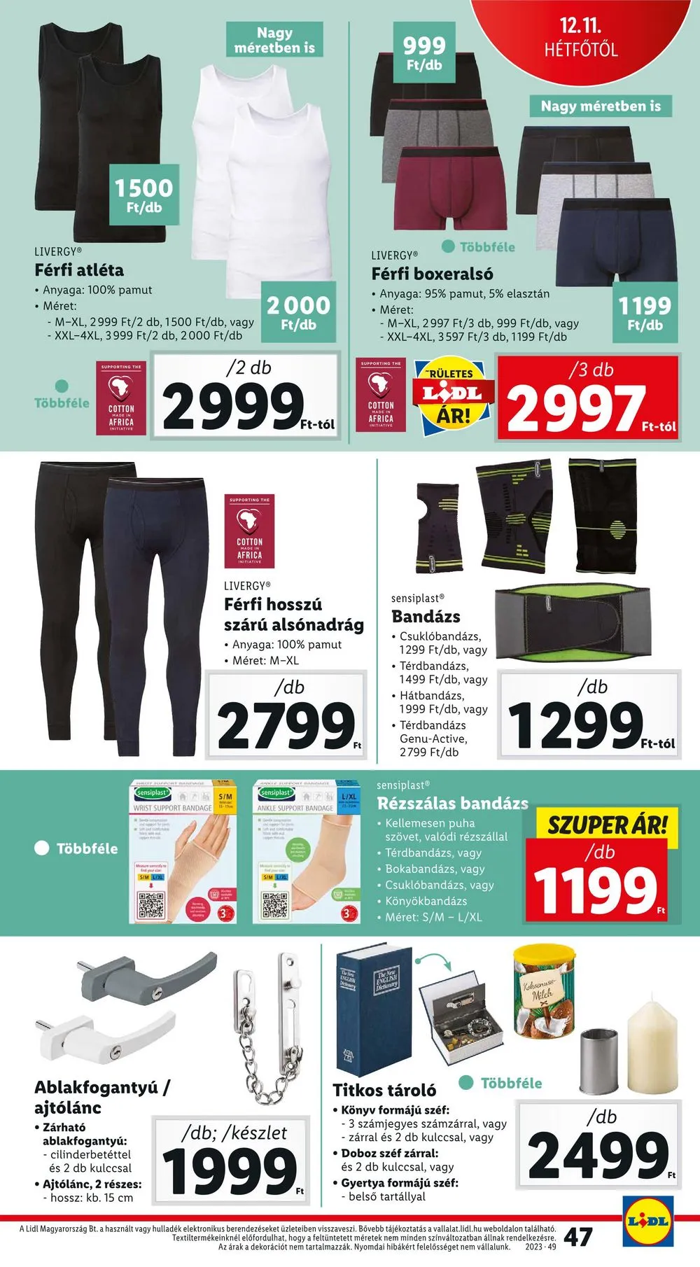 Lidl akciós újság 12.07–12.13 – 47. oldal