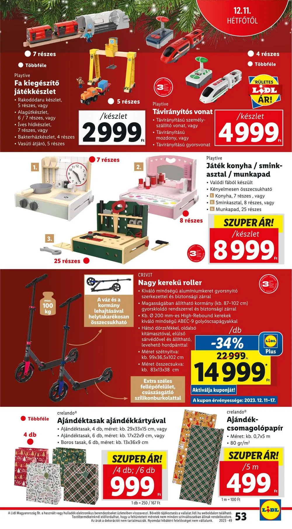Lidl akciós újság 12.07–12.13 – 53. oldal