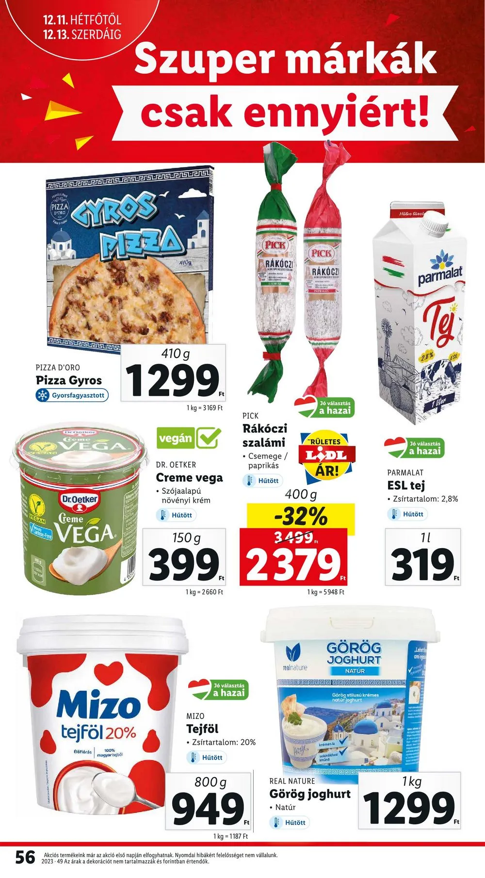 Lidl akciós újság 12.07–12.13 – 56. oldal