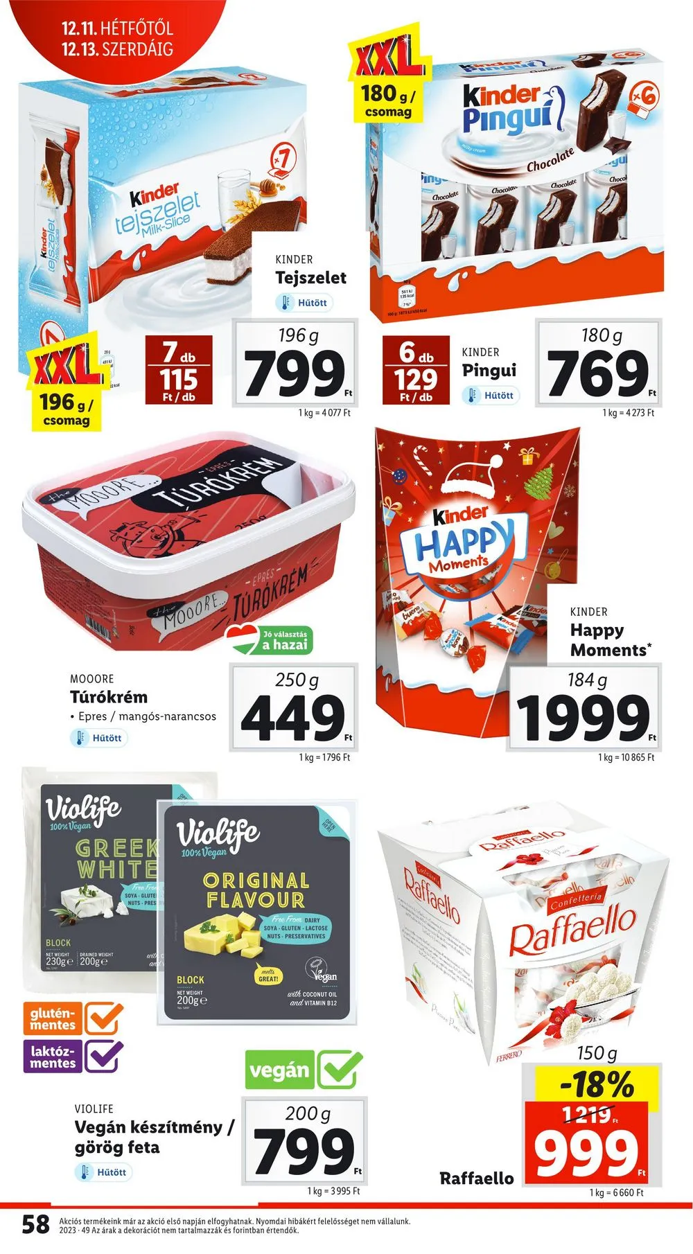 Lidl akciós újság 12.07–12.13 – 58. oldal