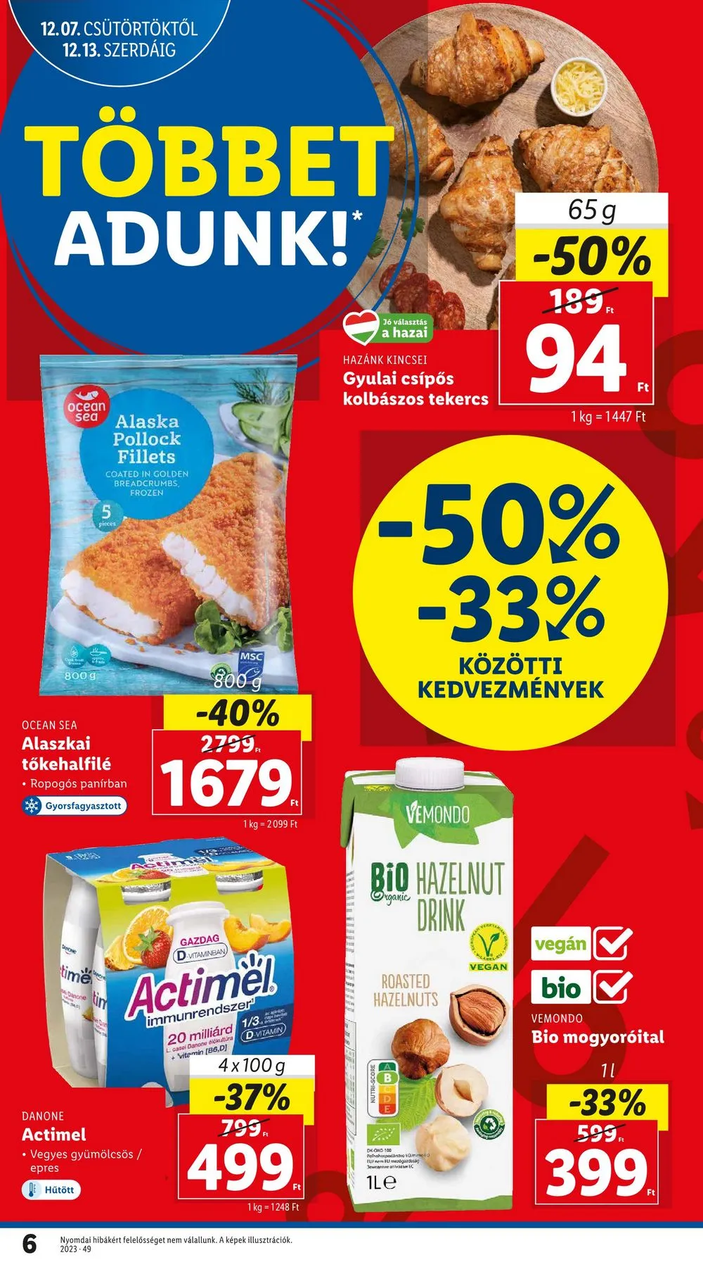 Lidl akciós újság 12.07–12.13 – 6. oldal