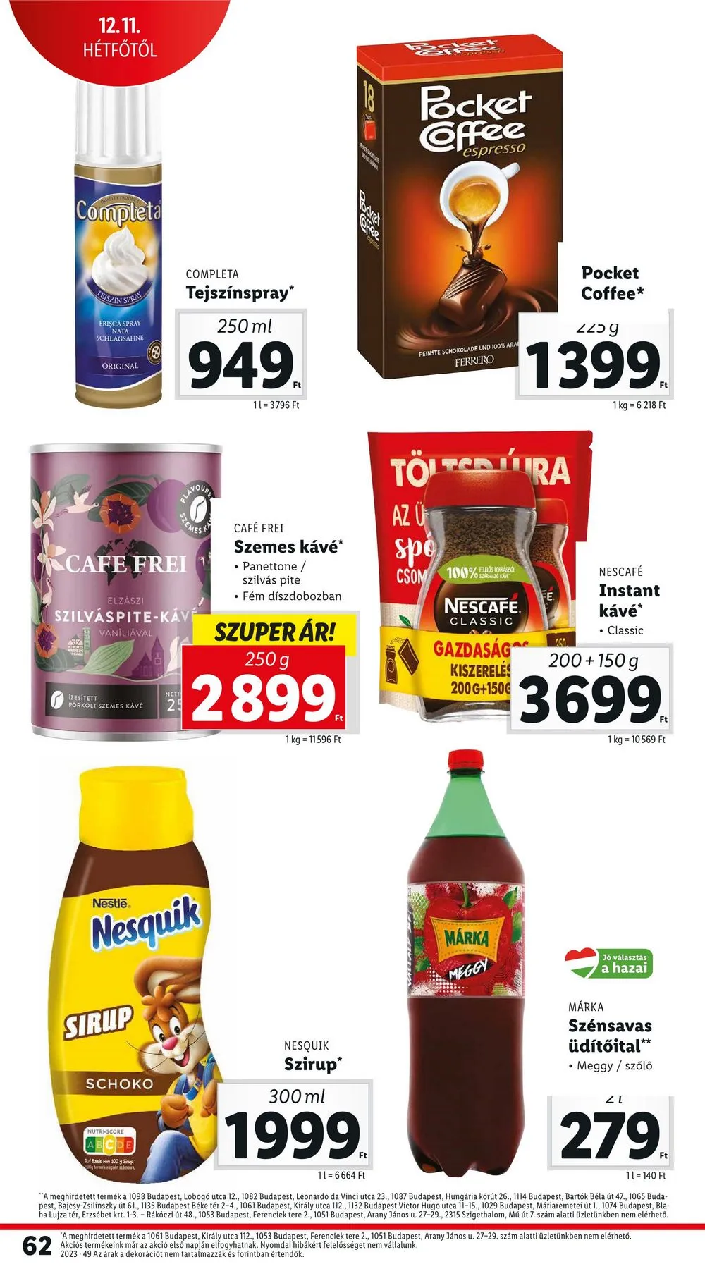 Lidl akciós újság 12.07–12.13 – 62. oldal