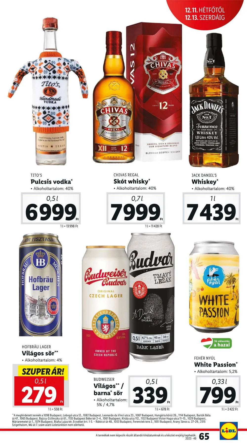 Lidl akciós újság 12.07–12.13 – 65. oldal