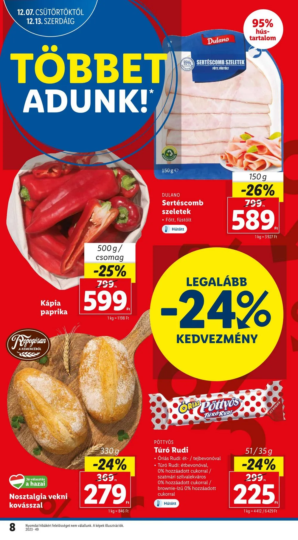 Lidl akciós újság 12.07–12.13 – 8. oldal