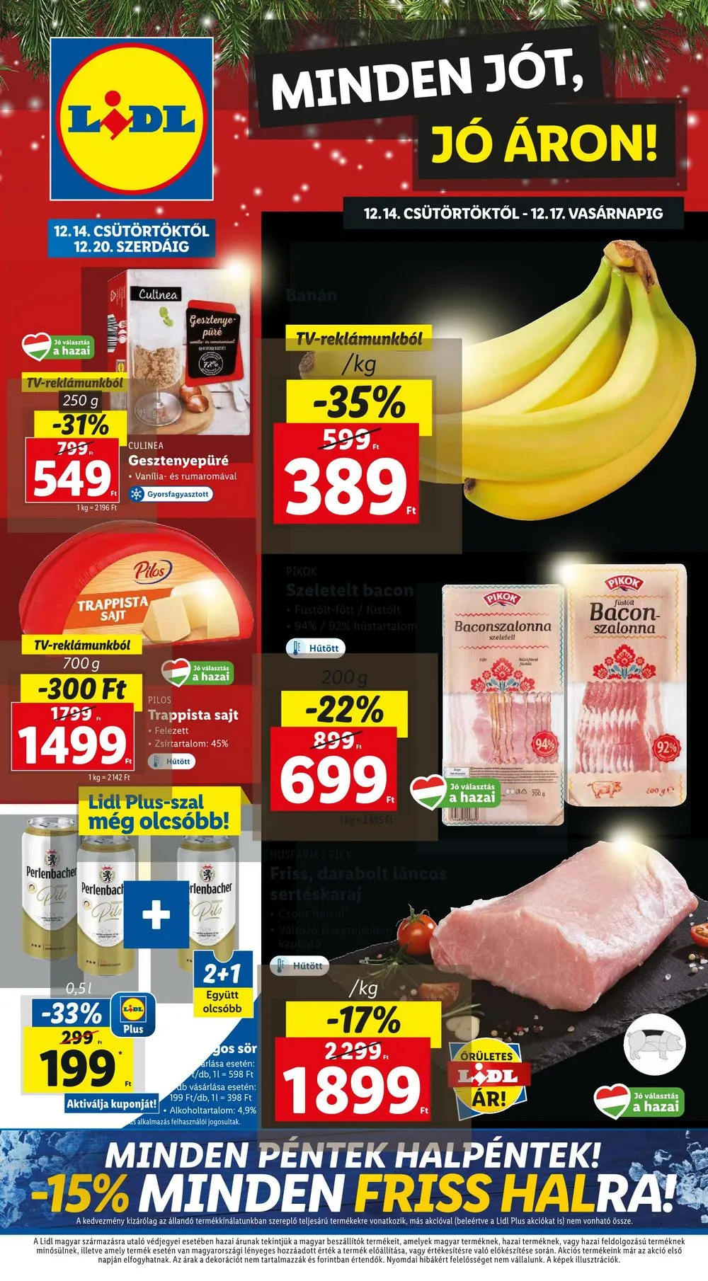 Lidl akciós újság 12.14–12.20