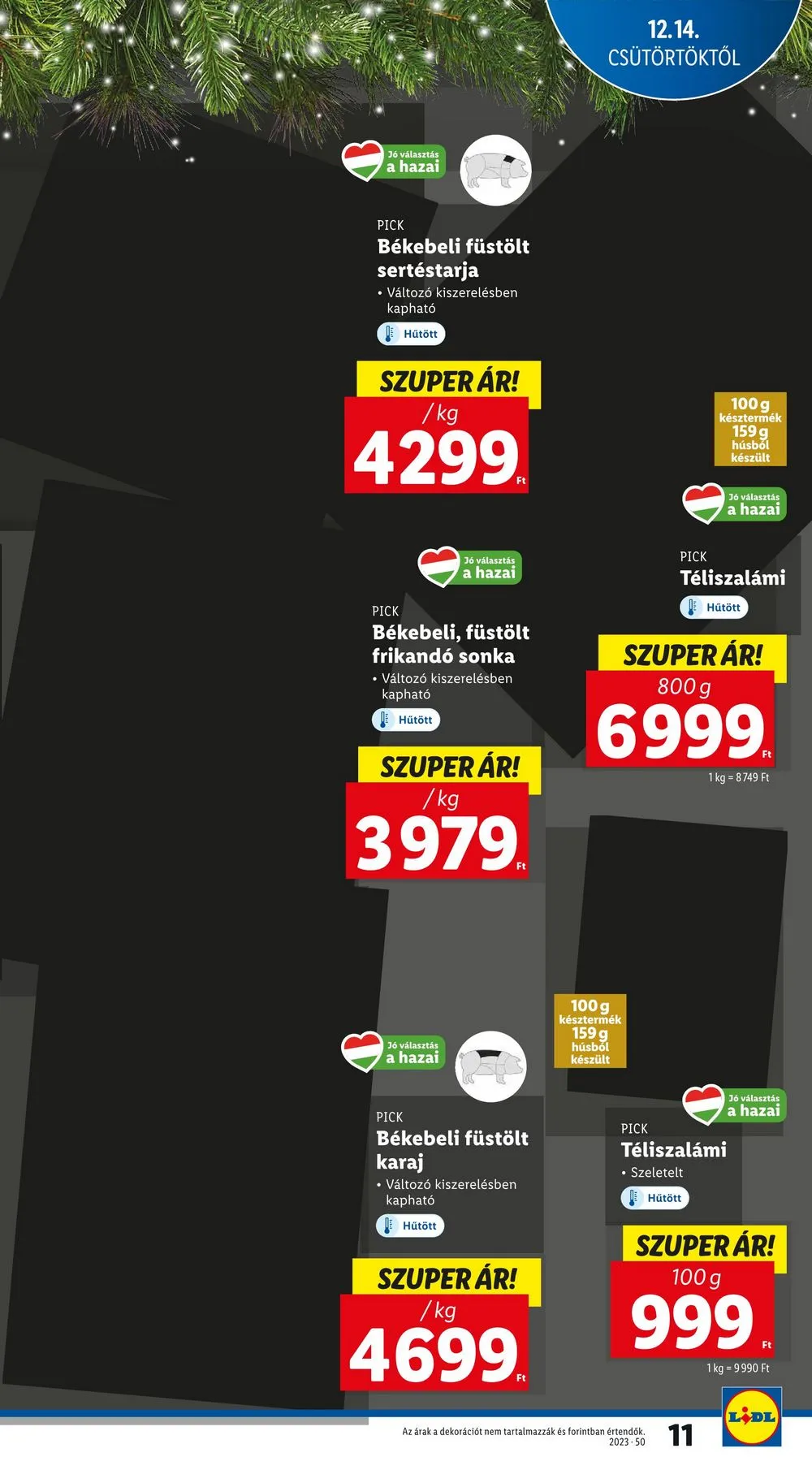 Lidl akciós újság 12.14–12.20 – 11. oldal