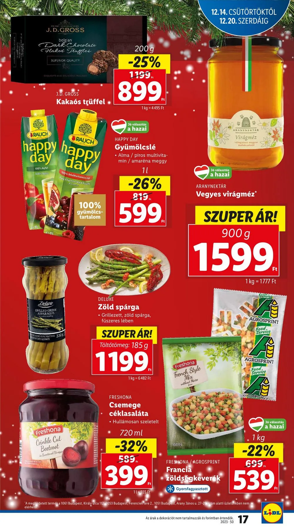Lidl akciós újság 12.14–12.20 – 17. oldal