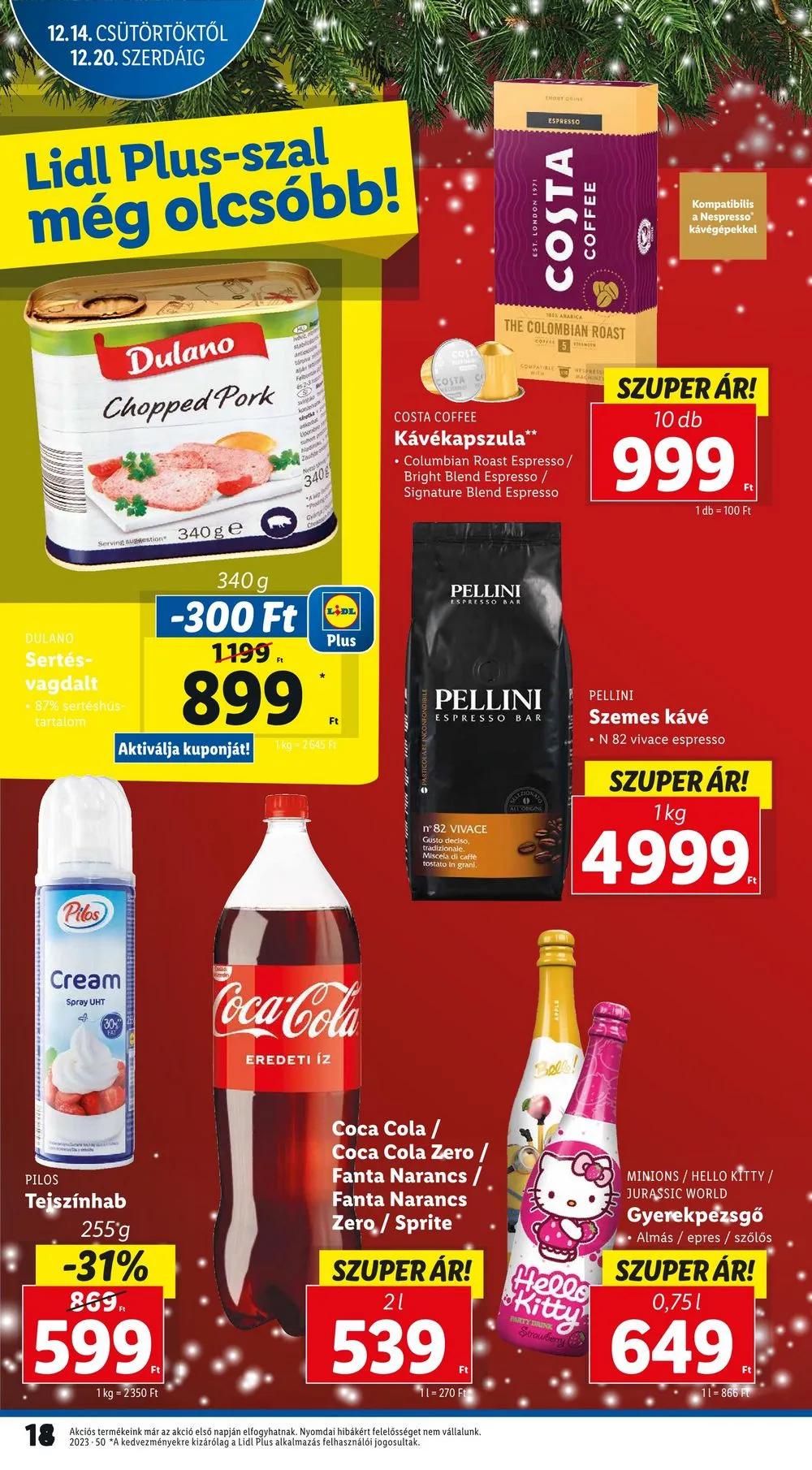 Lidl akciós újság 12.14–12.20 – 18. oldal