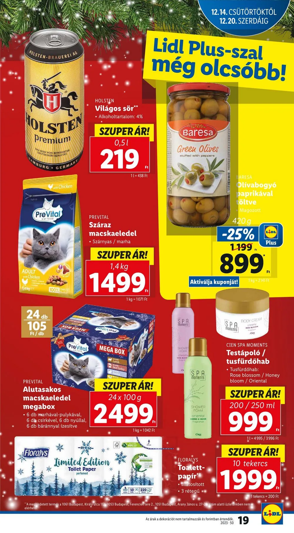 Lidl akciós újság 12.14–12.20 – 19. oldal