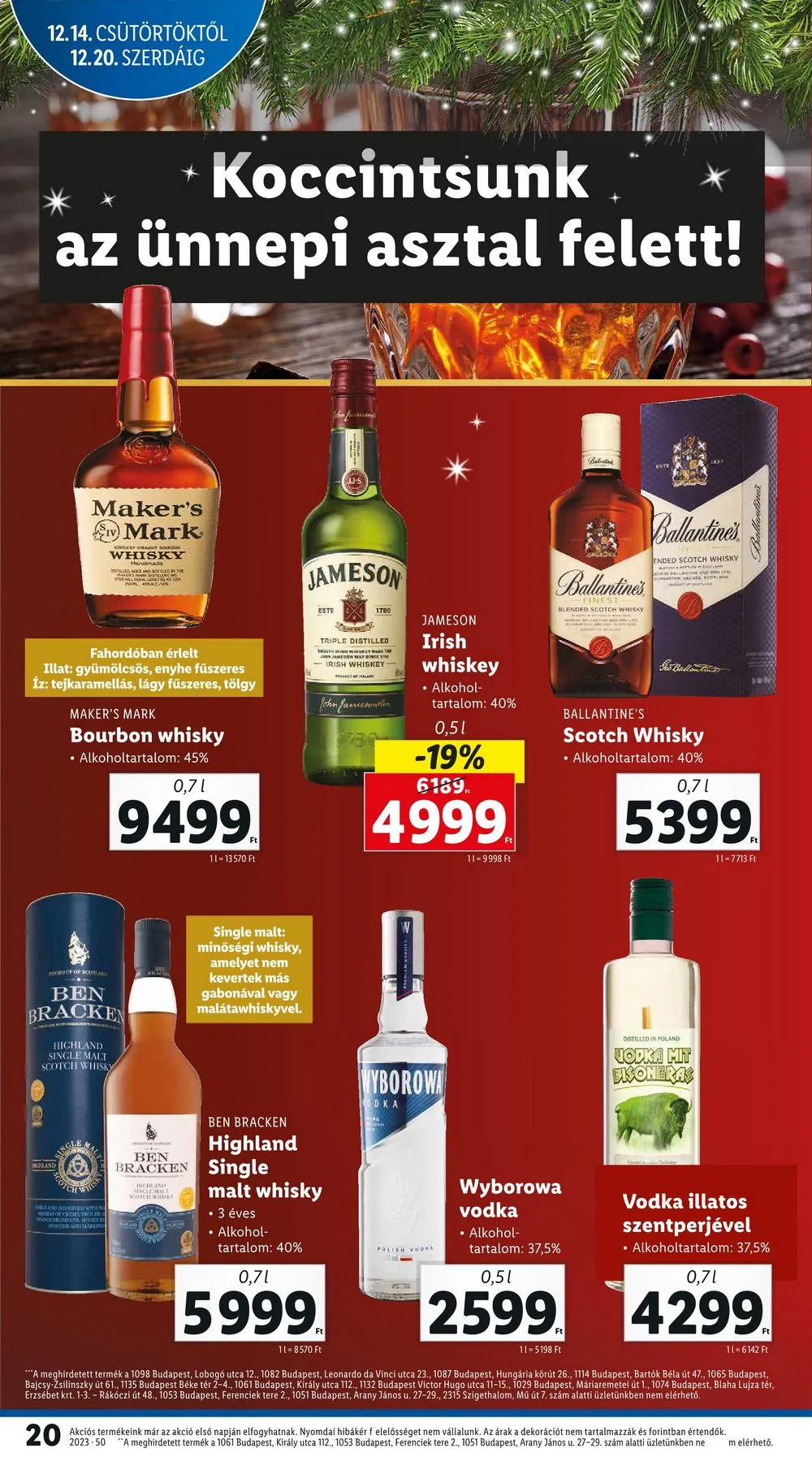 Lidl akciós újság 12.14–12.20 – 20. oldal