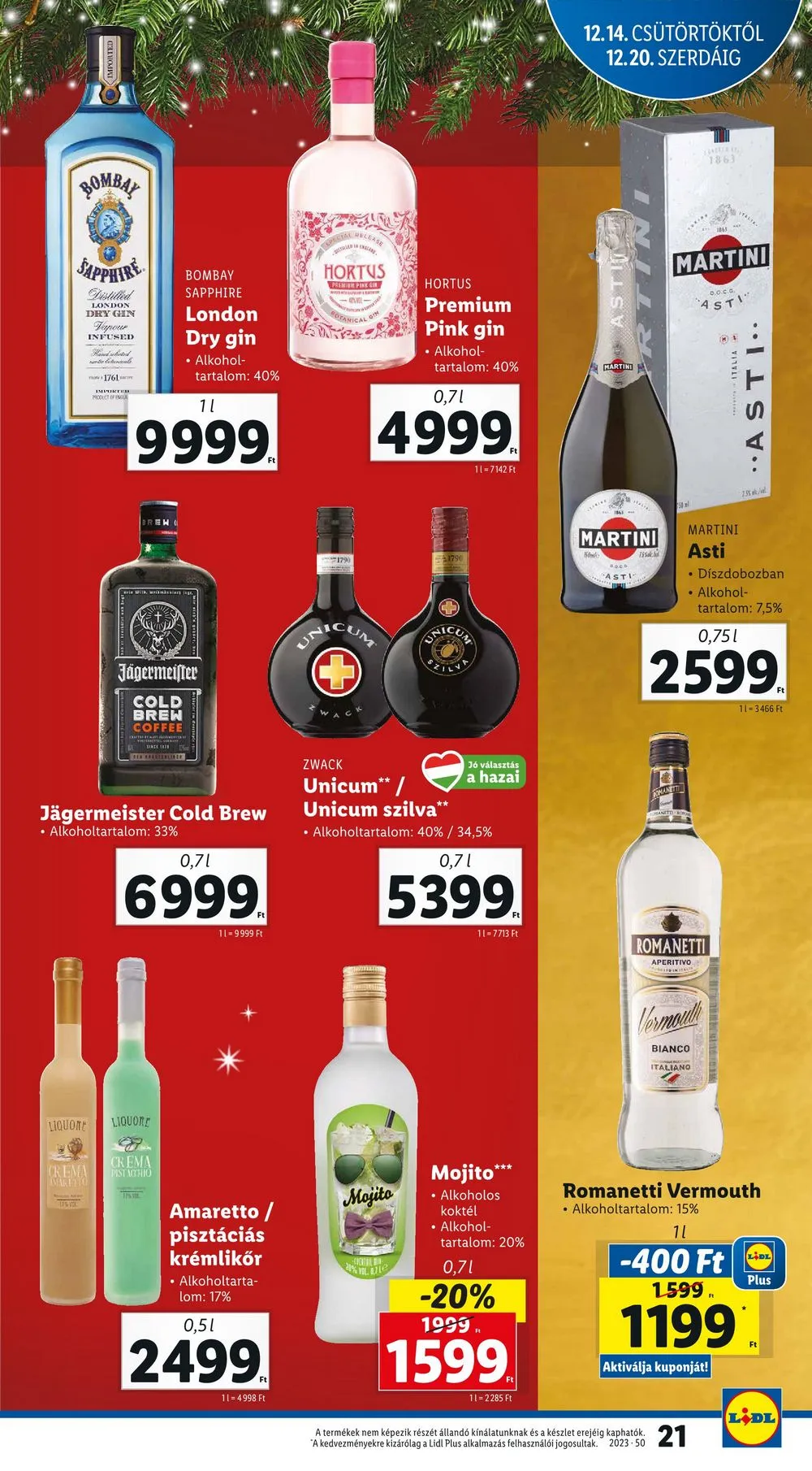 Lidl akciós újság 12.14–12.20 – 21. oldal