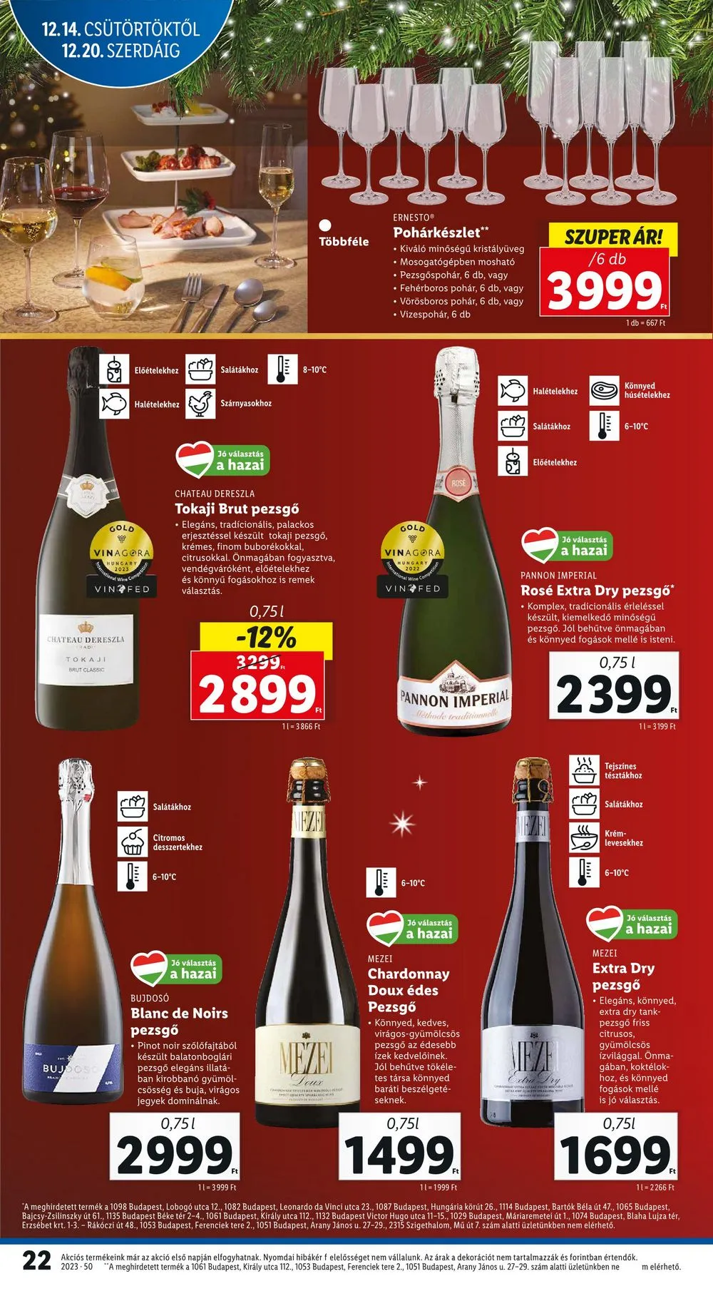 Lidl akciós újság 12.14–12.20 – 22. oldal