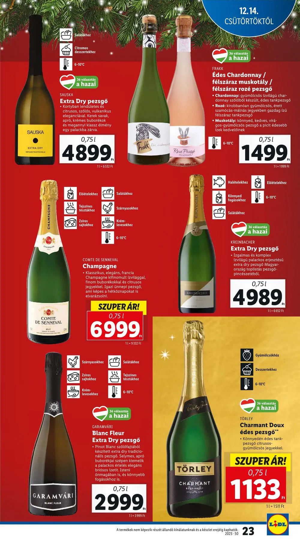 Lidl akciós újság 12.14–12.20 – 23. oldal