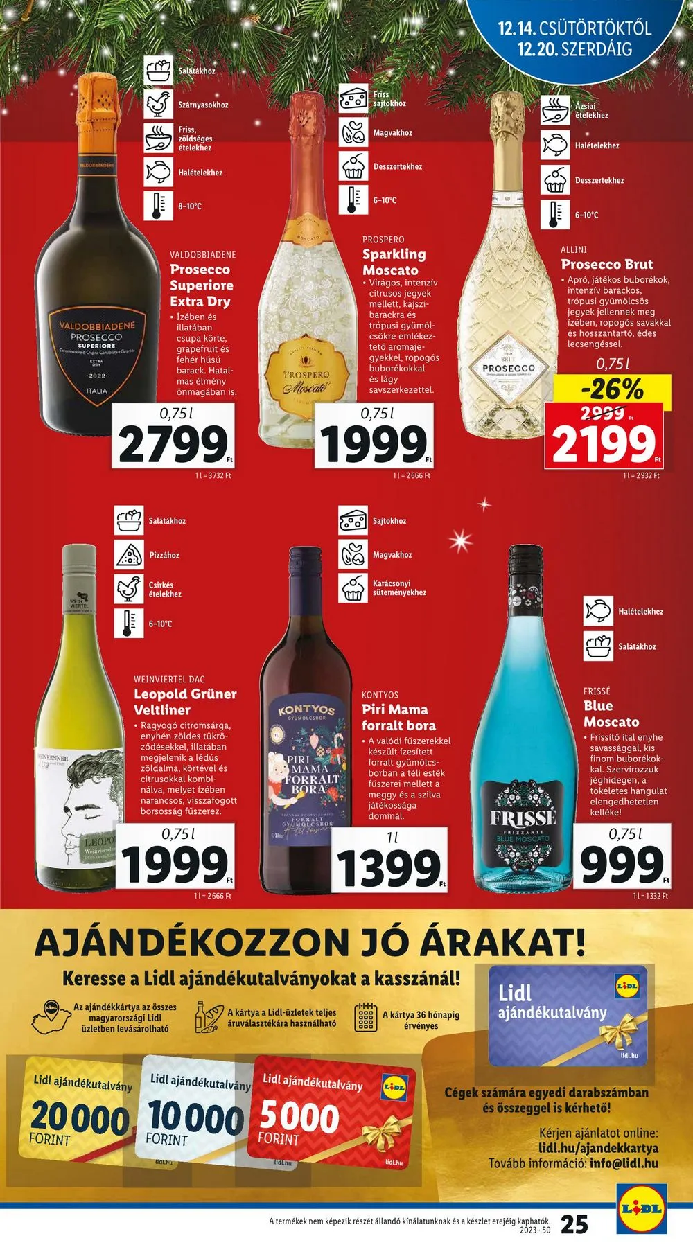 Lidl akciós újság 12.14–12.20 – 25. oldal