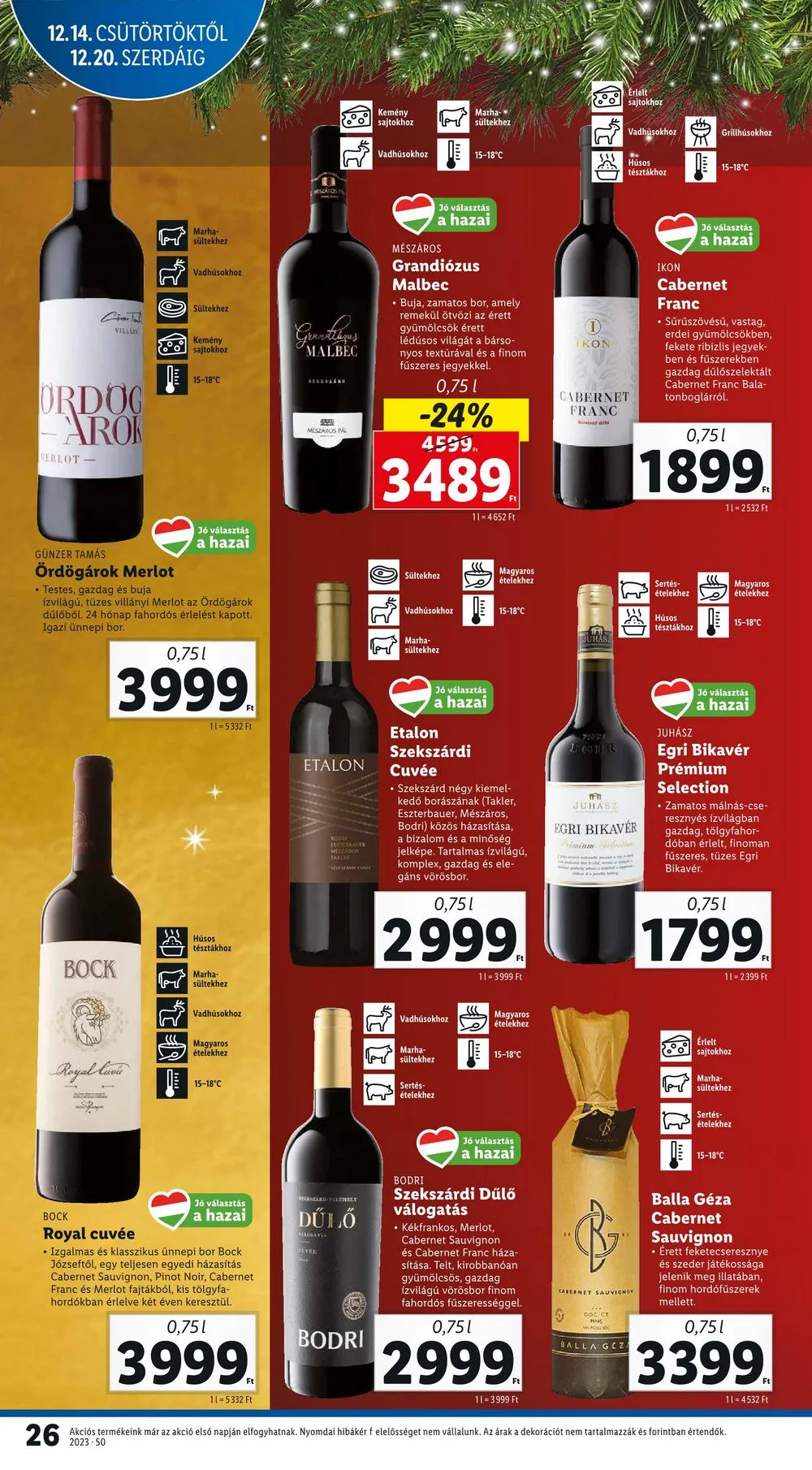 Lidl akciós újság 12.14–12.20 – 26. oldal