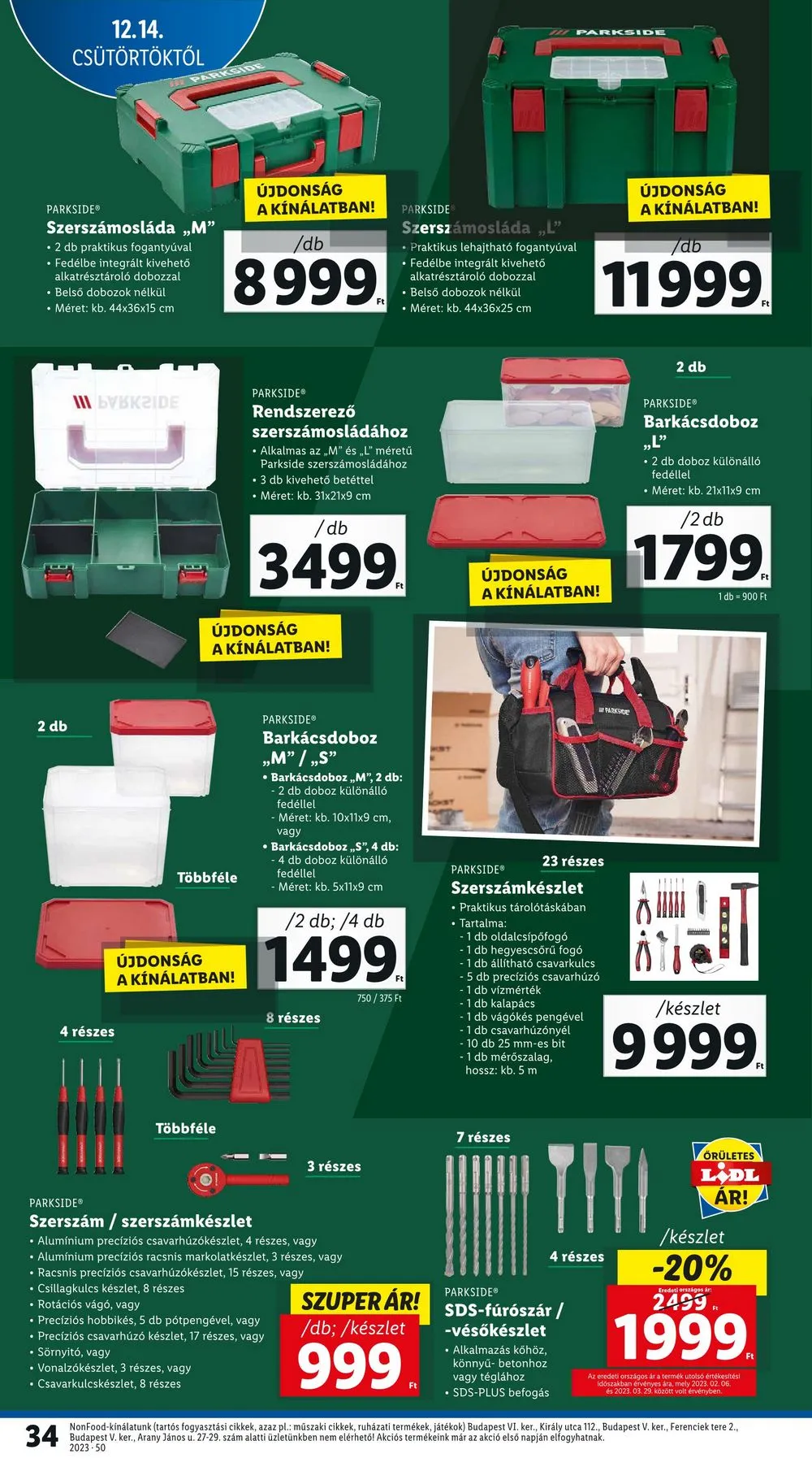 Lidl akciós újság 12.14–12.20 – 34. oldal