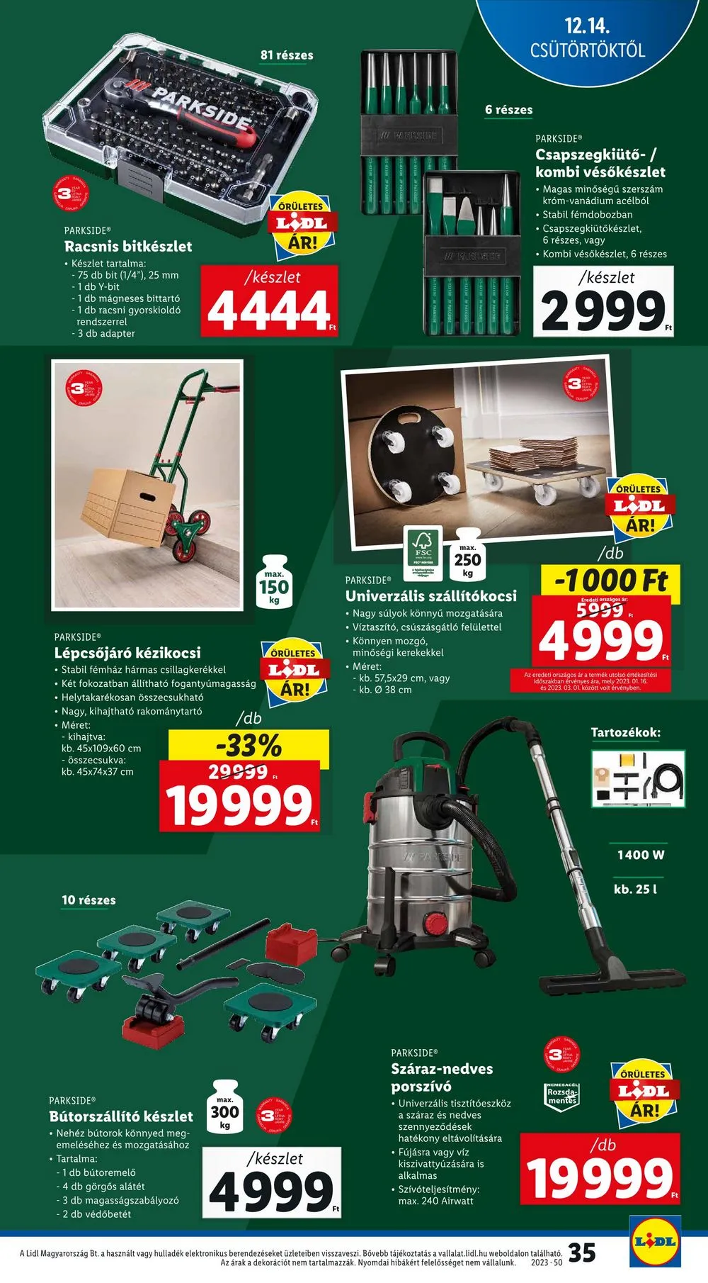 Lidl akciós újság 12.14–12.20 – 35. oldal
