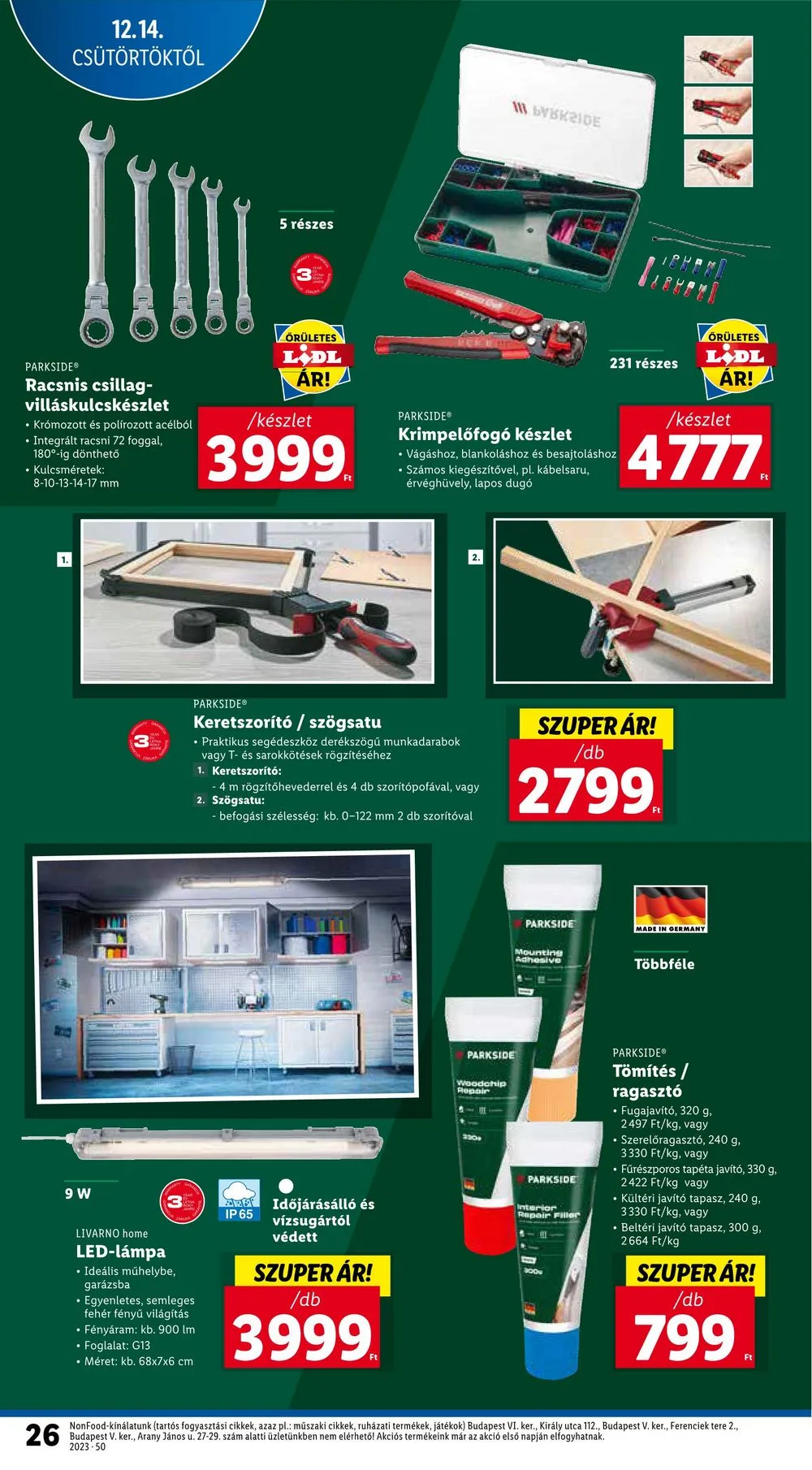 Lidl akciós újság 12.14–12.20 – 38. oldal