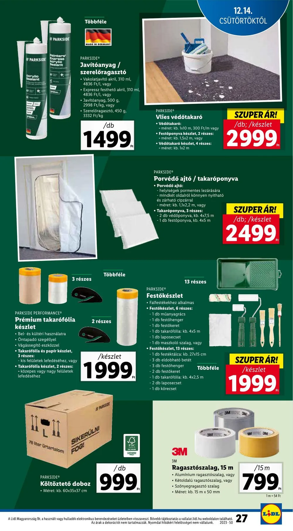 Lidl akciós újság 12.14–12.20 – 39. oldal