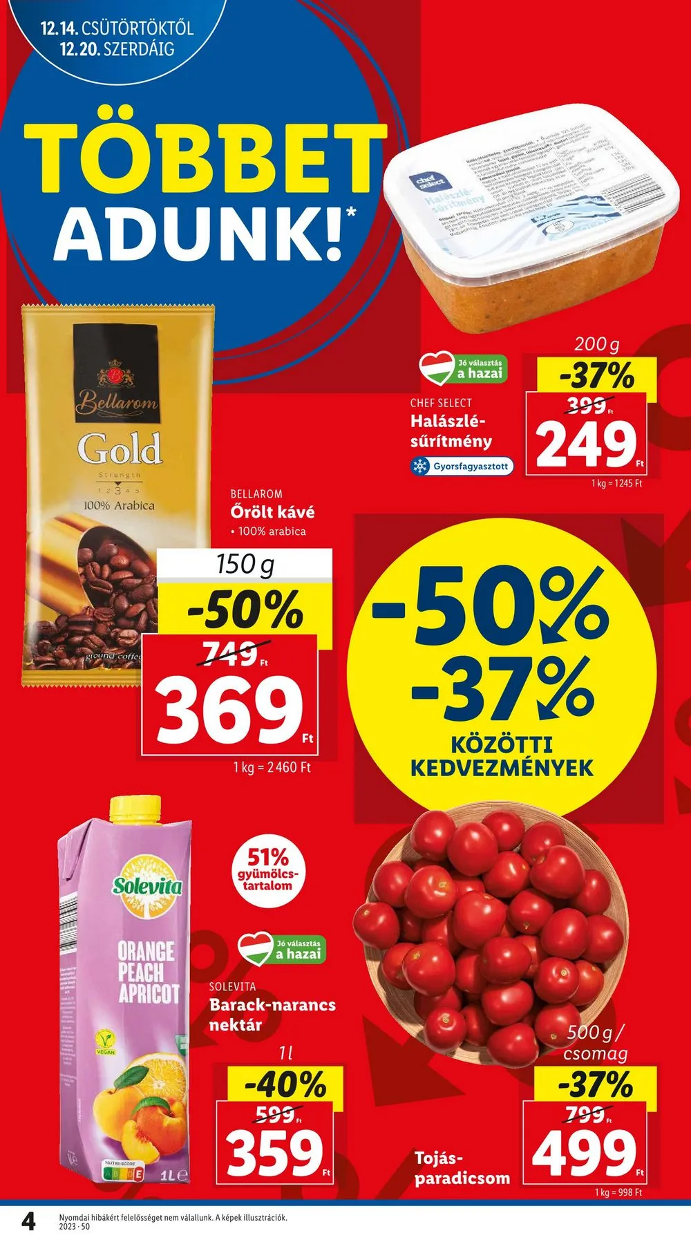 Lidl akciós újság 12.14–12.20 – 4. oldal