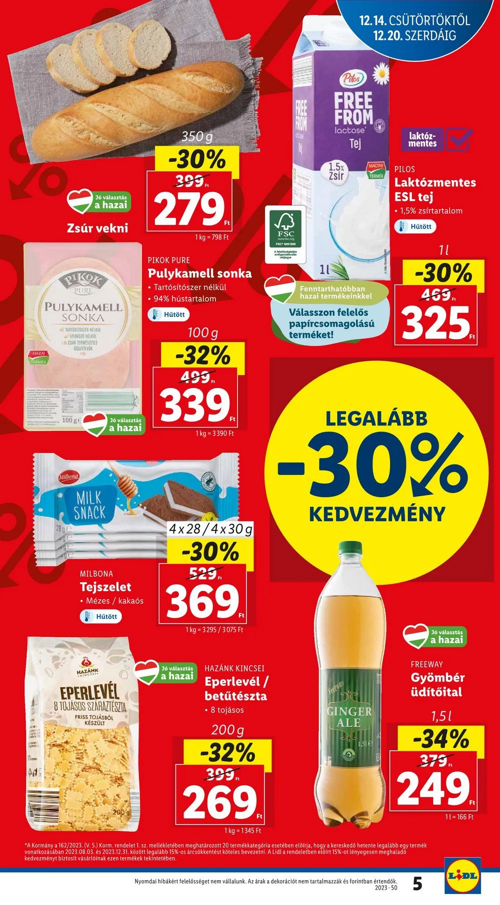 Lidl akciós újság 12.14–12.20 – 5. oldal