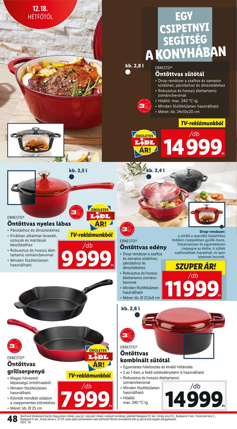 Lidl akciós újság 12.14–12.20 – 50. oldal