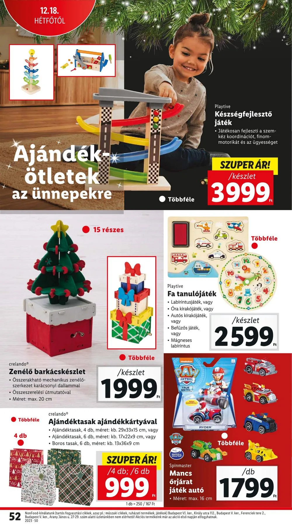 Lidl akciós újság 12.14–12.20 – 54. oldal