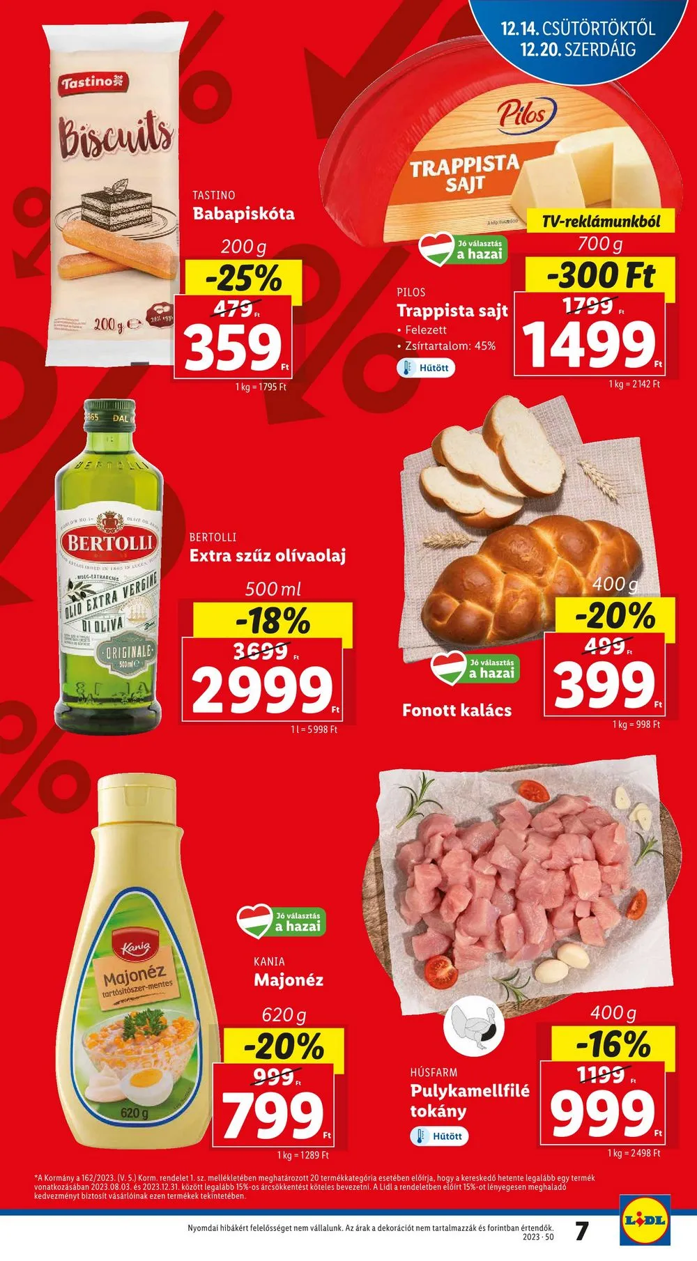 Lidl akciós újság 12.14–12.20 – 7. oldal