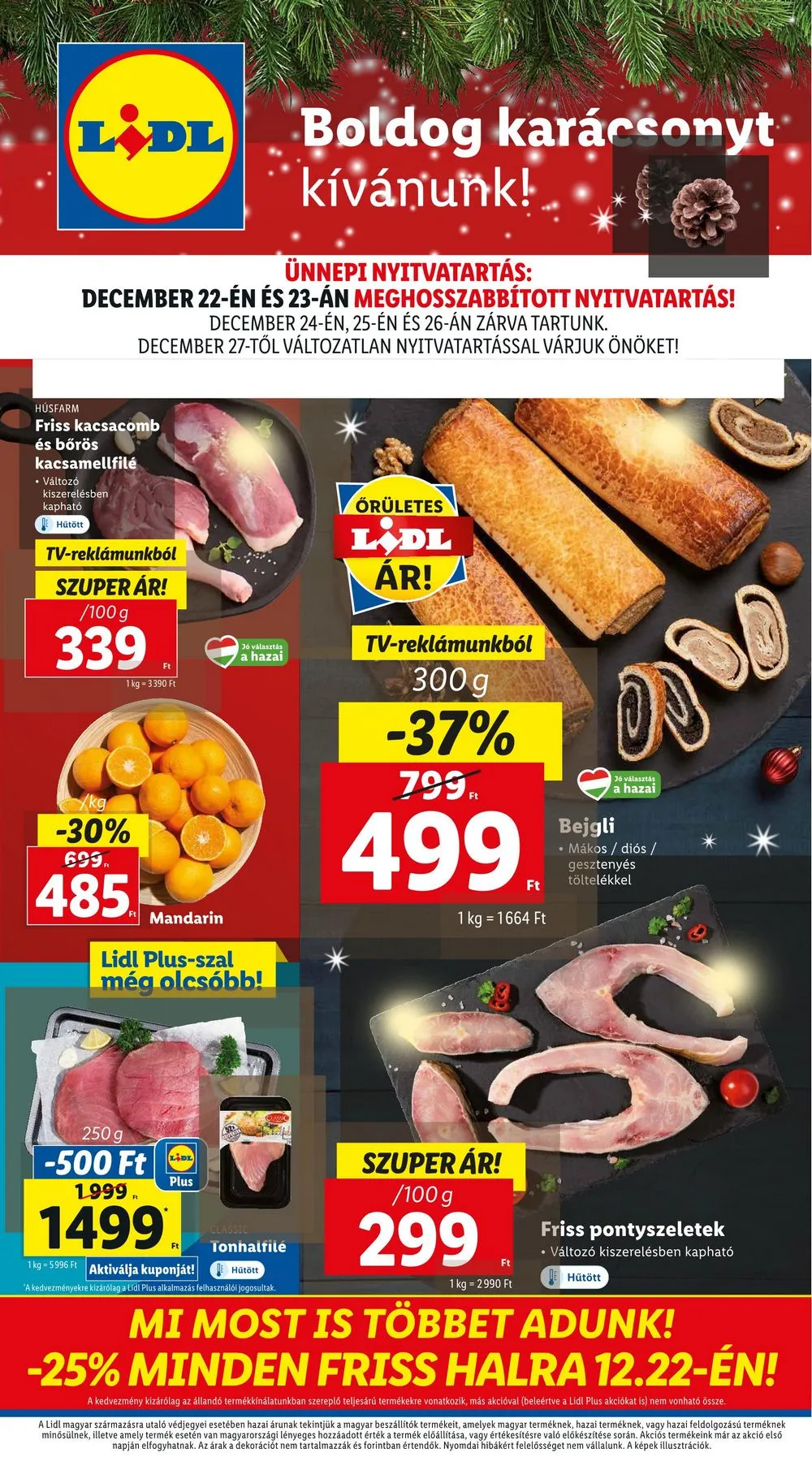 Lidl akciós újság 12.20–12.23