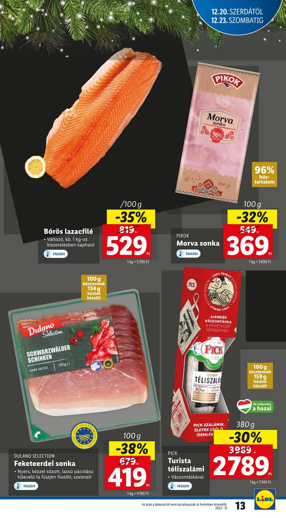Lidl akciós újság 12.20–12.23 – 13. oldal