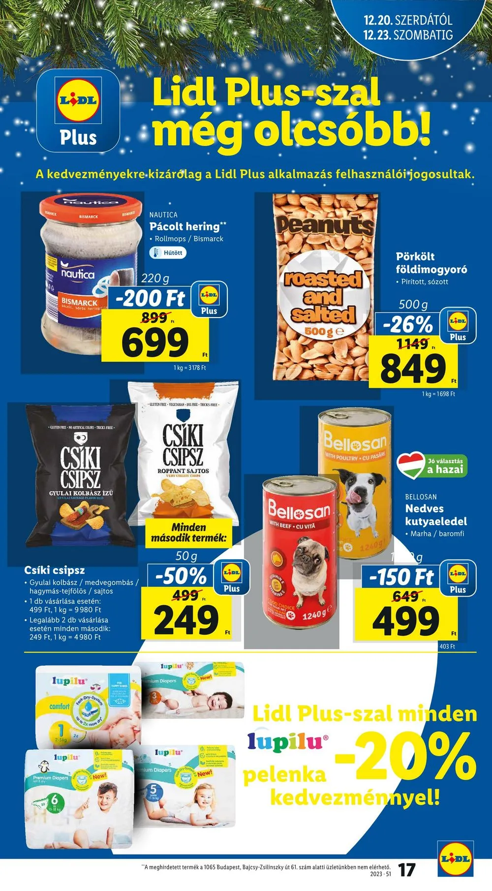 Lidl akciós újság 12.20–12.23 – 17. oldal