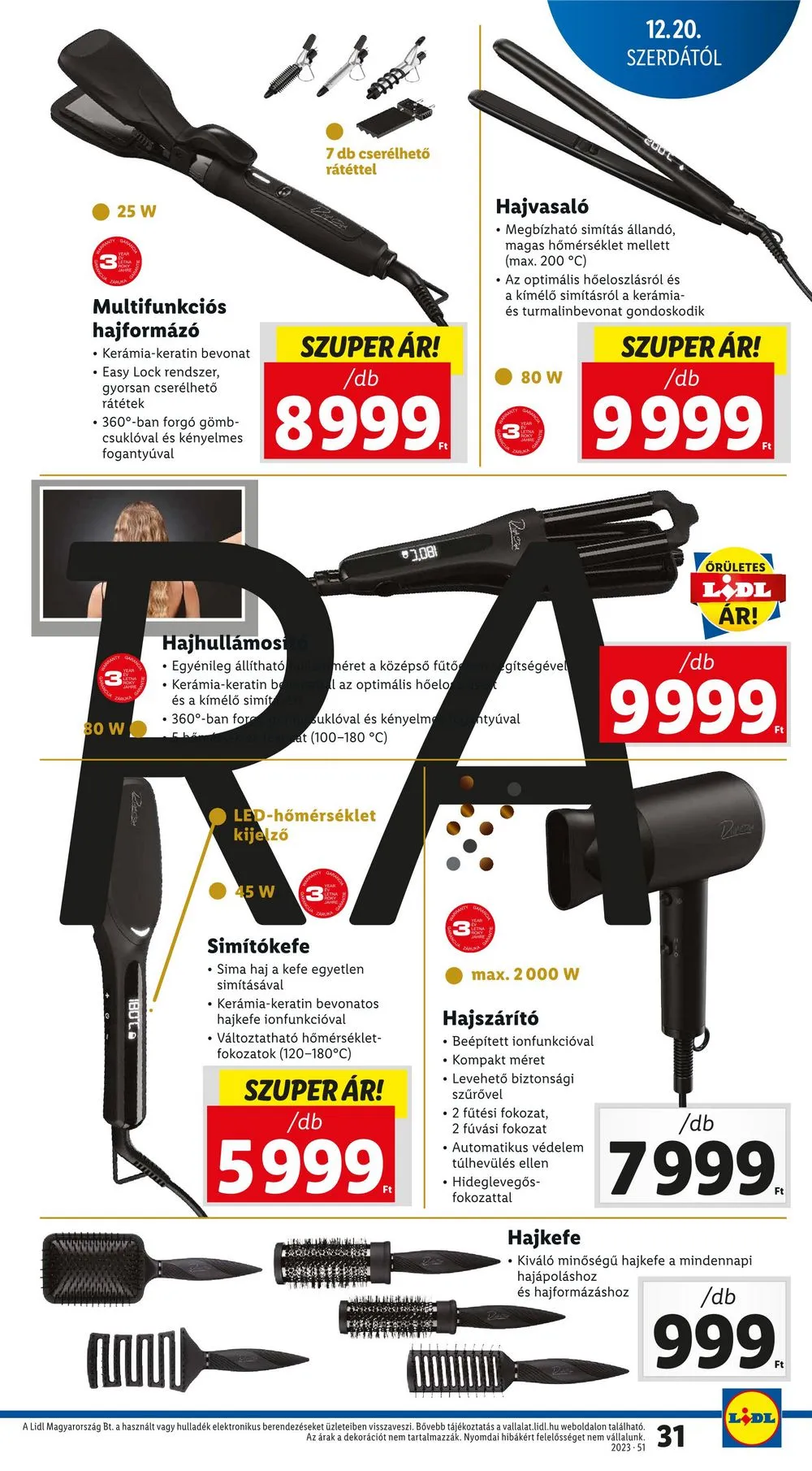 Lidl akciós újság 12.20–12.23 – 31. oldal