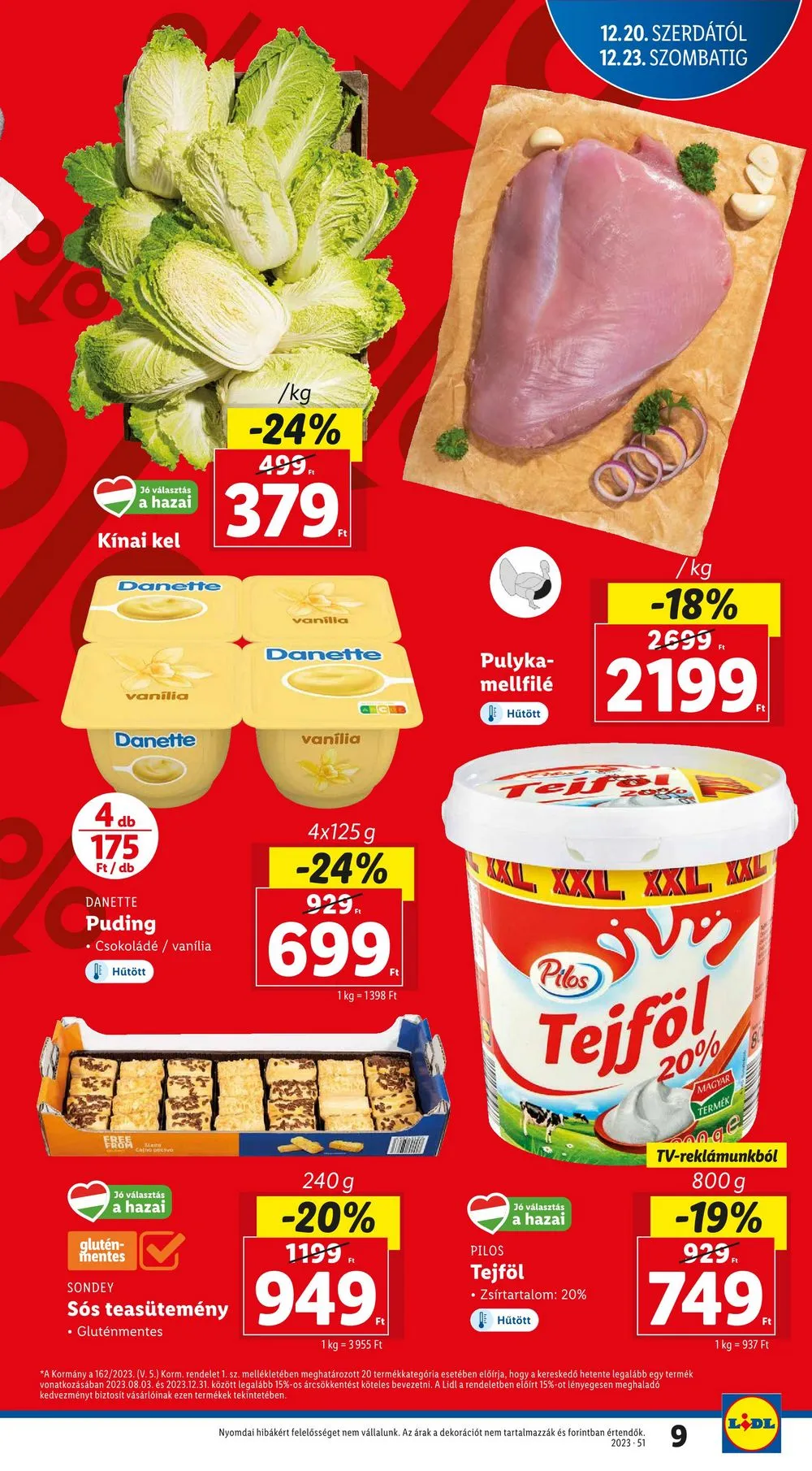 Lidl akciós újság 12.20–12.23 – 9. oldal